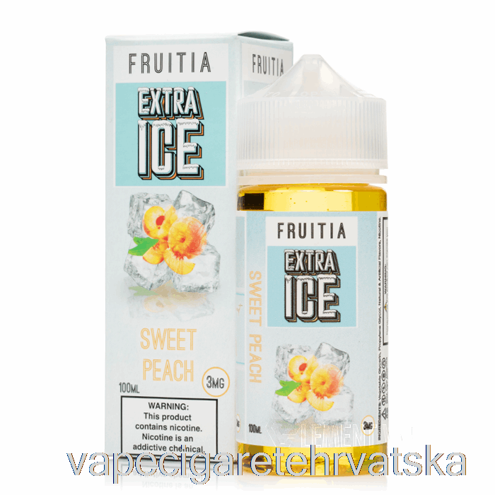 Vape Cigarete Slatka Breskva - Extra Ice - Fruitia - 100ml 3mg